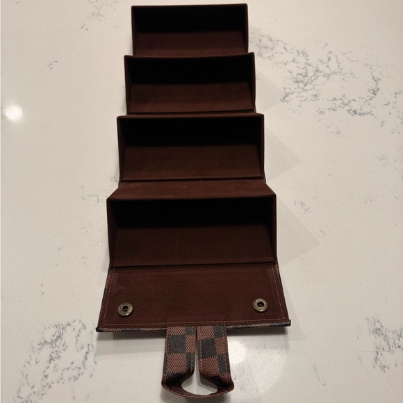 Sunglass checkered print travel organizer case NWOT - Picture 4 of 6